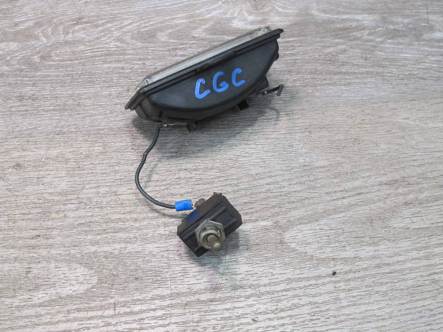 84-96 Chevrolet Corvette C4 Set of 2 Under Hood Light Lamp w Toggle Switch OEM