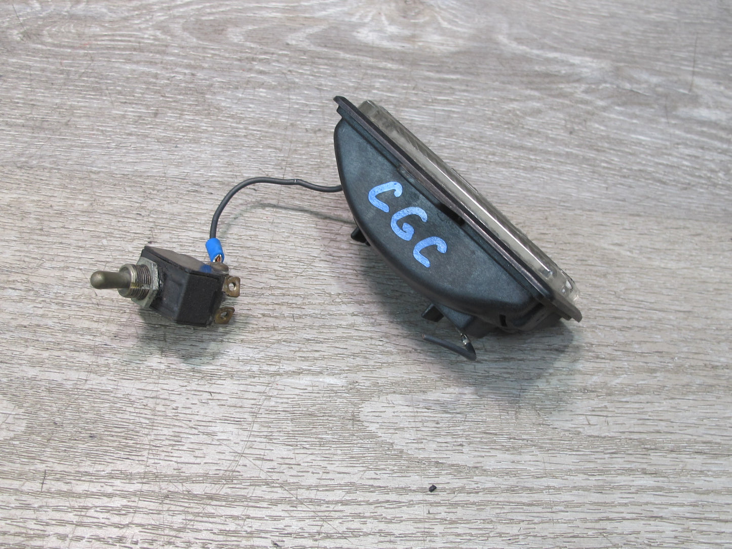84-96 Chevrolet Corvette C4 Set of 2 Under Hood Light Lamp w Toggle Switch OEM