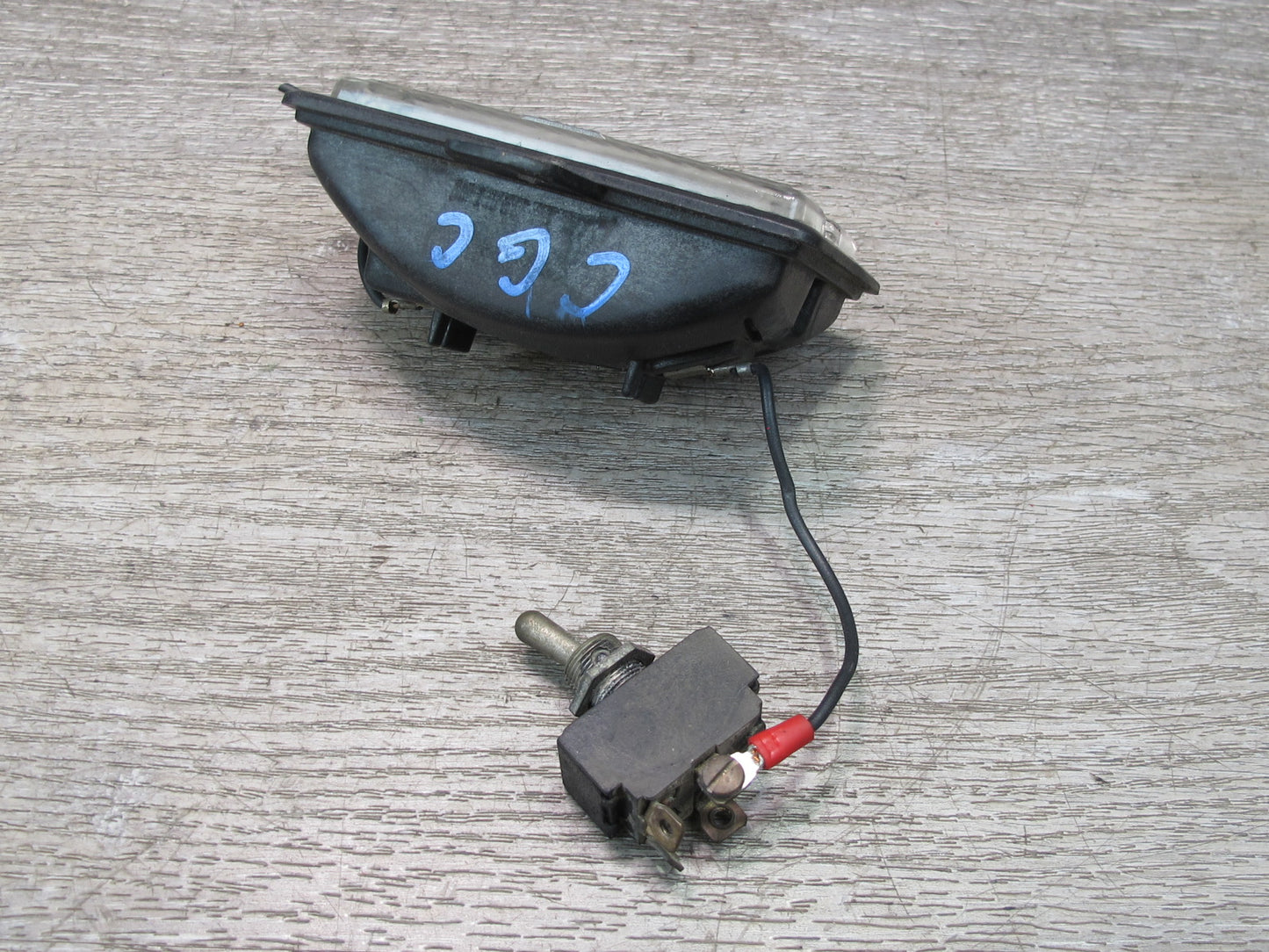 84-96 Chevrolet Corvette C4 Set of 2 Under Hood Light Lamp w Toggle Switch OEM
