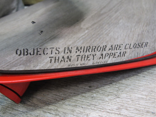 88-96 Chevrolet Corvette C4 Right Door Heated Power Mirror Torch RED OEM