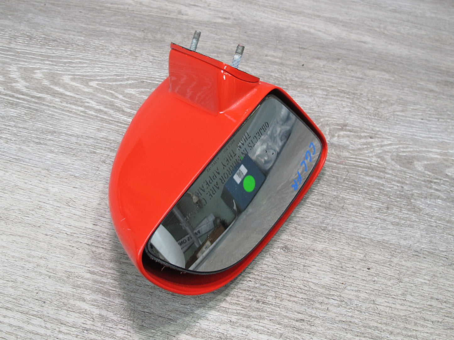 88-96 Chevrolet Corvette C4 Right Door Heated Power Mirror Torch RED OEM