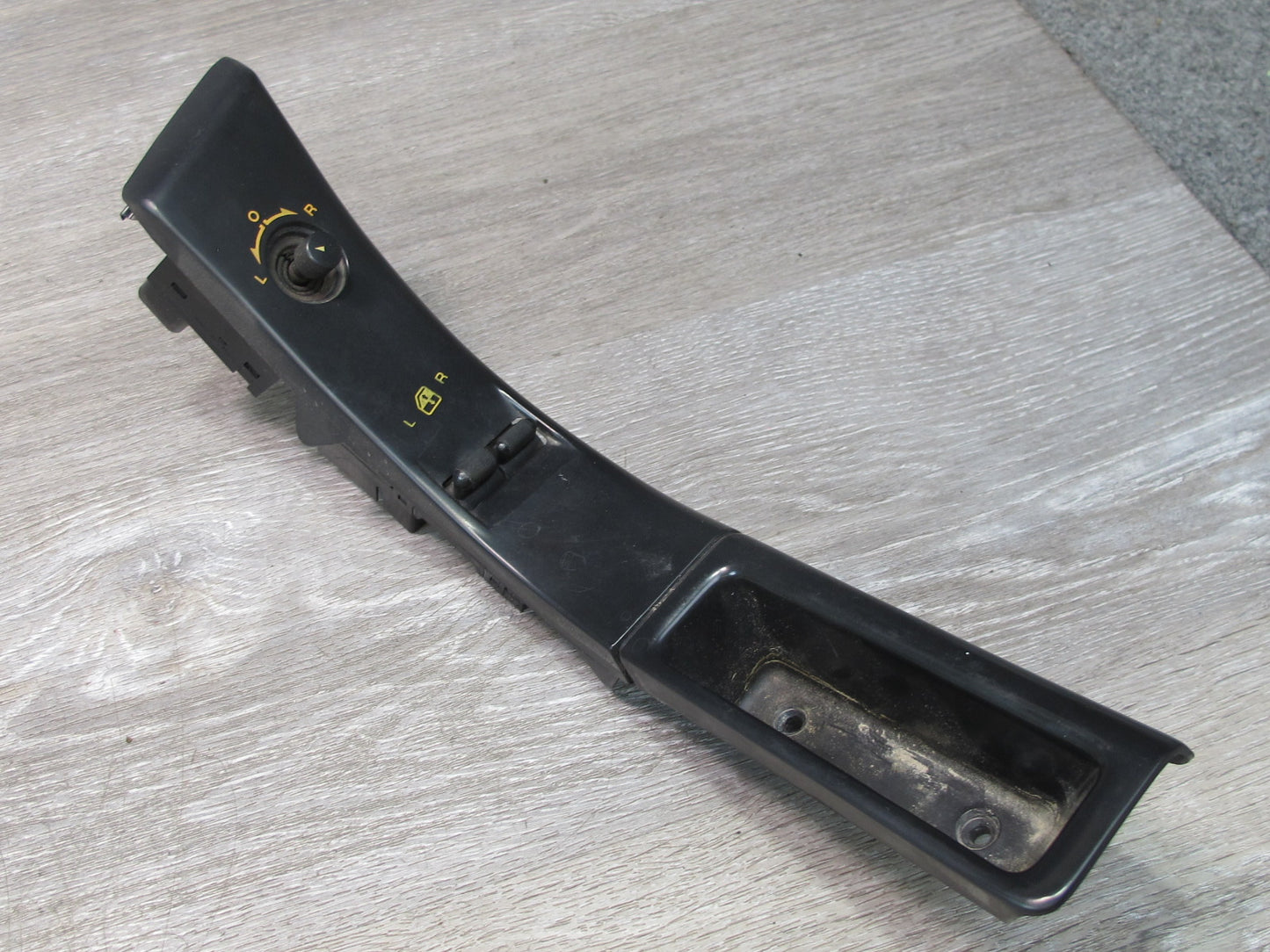92-93 Chevrolet Corvette C4 Left Door Handle Trim Window & Mirror Switch Set OEM
