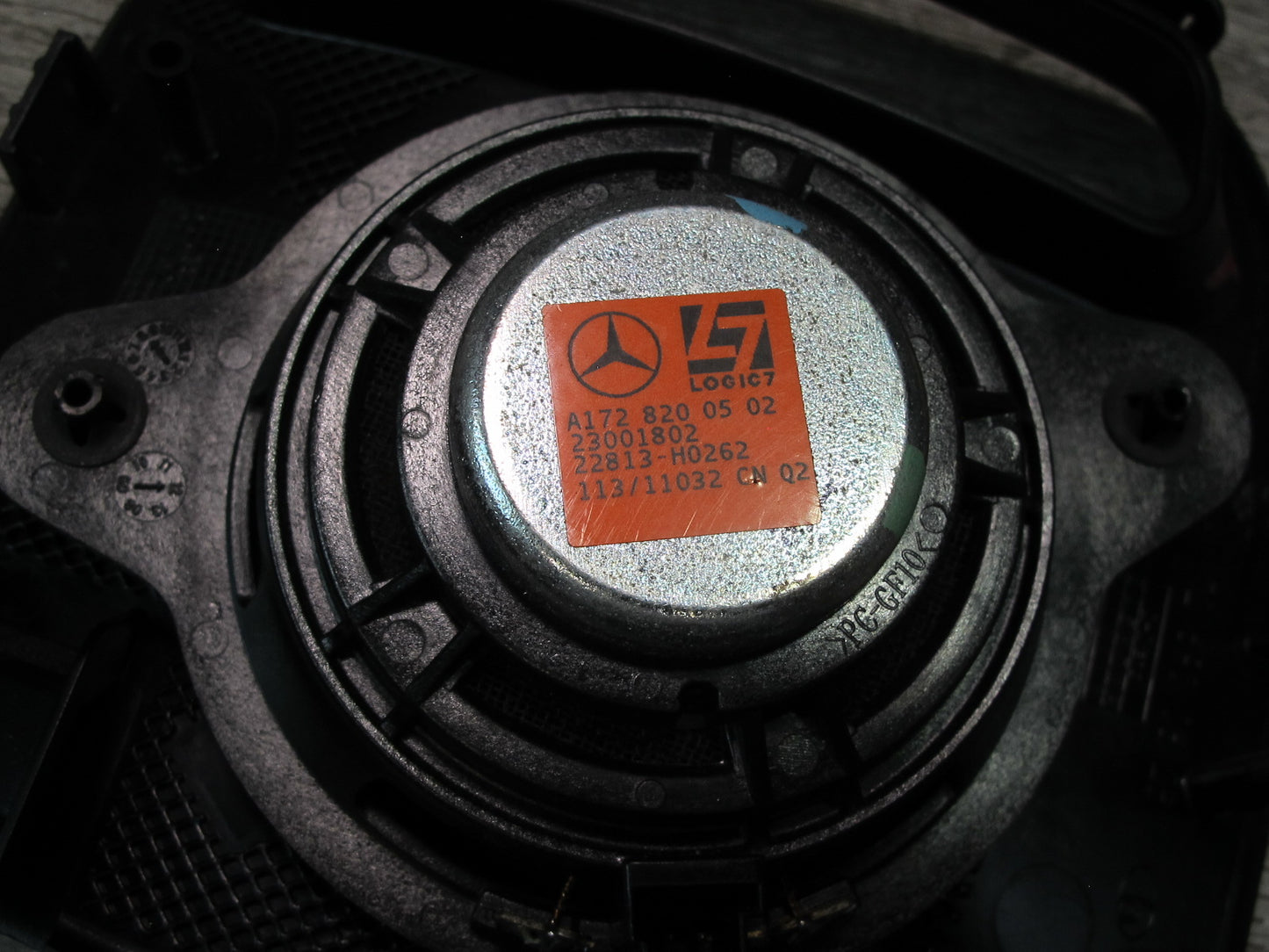 2012-2020 Mercedes R172 SLK SLC Rear Right & Left B-pillar Speaker Cover Set