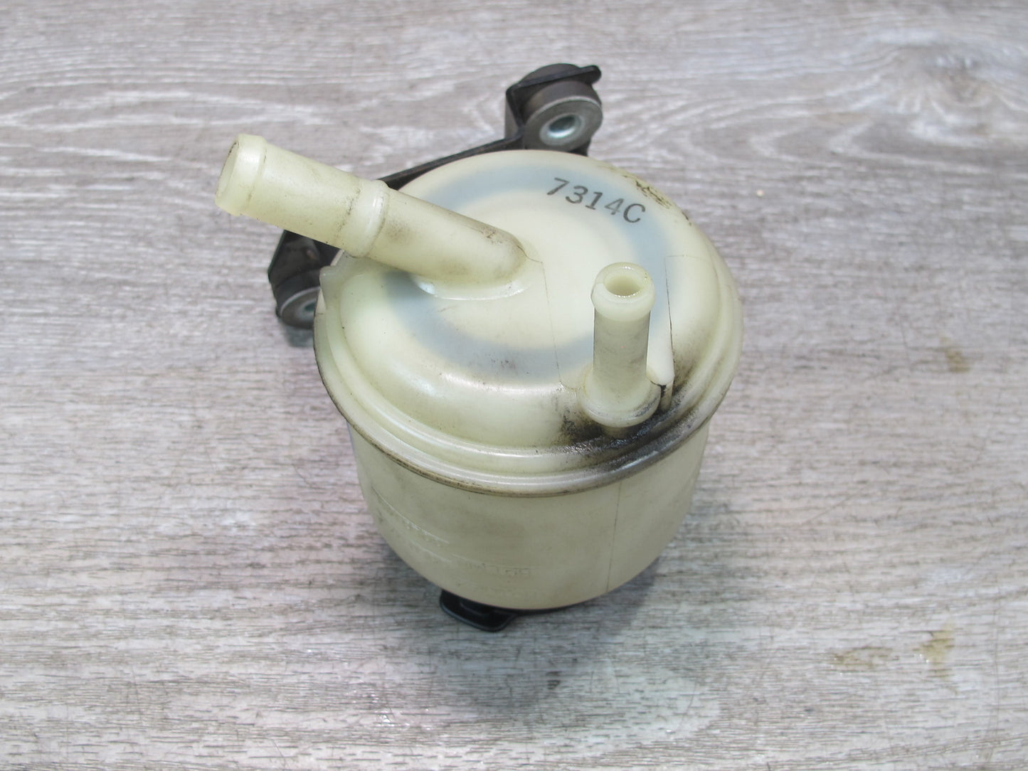 07-09 Nissan 350Z Z33 Convert Power Steering Fluid Reservoir Tank w Bracket OEM