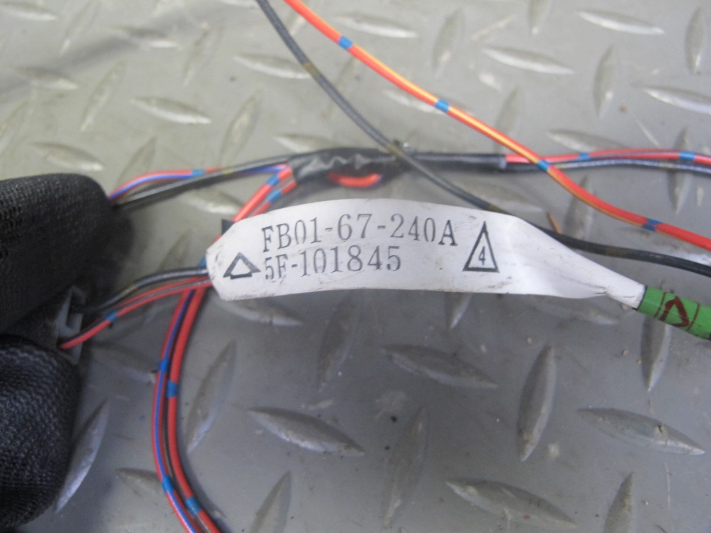 1986 Mazda RX7 FC3S Coupe NA M/T Body Interior Dash Wire Wiring Harness OEM