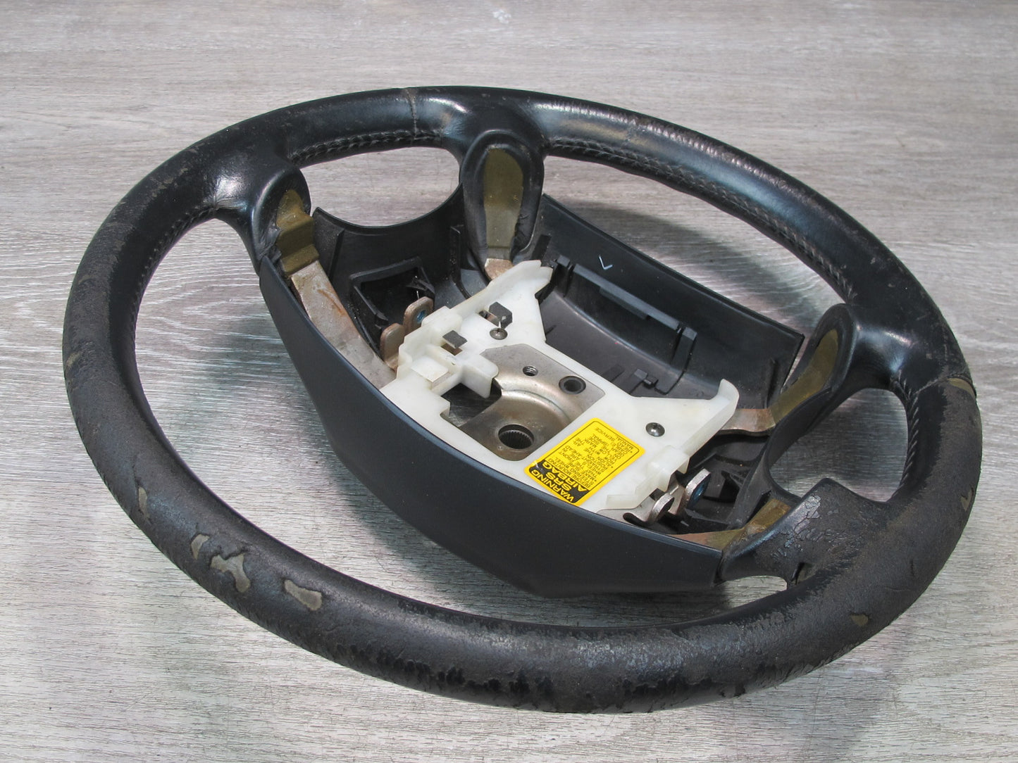 90-93 Nissan Z32 300ZX NON Turbo Leather Steering OEM