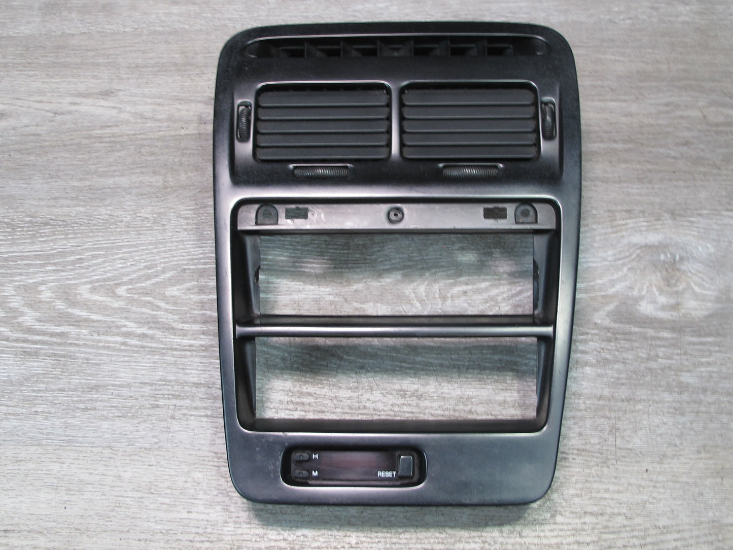 92-96 Nissan Z32 300ZX Dash Center Radio Climate Trim Panel Air Vent w Clock OEM