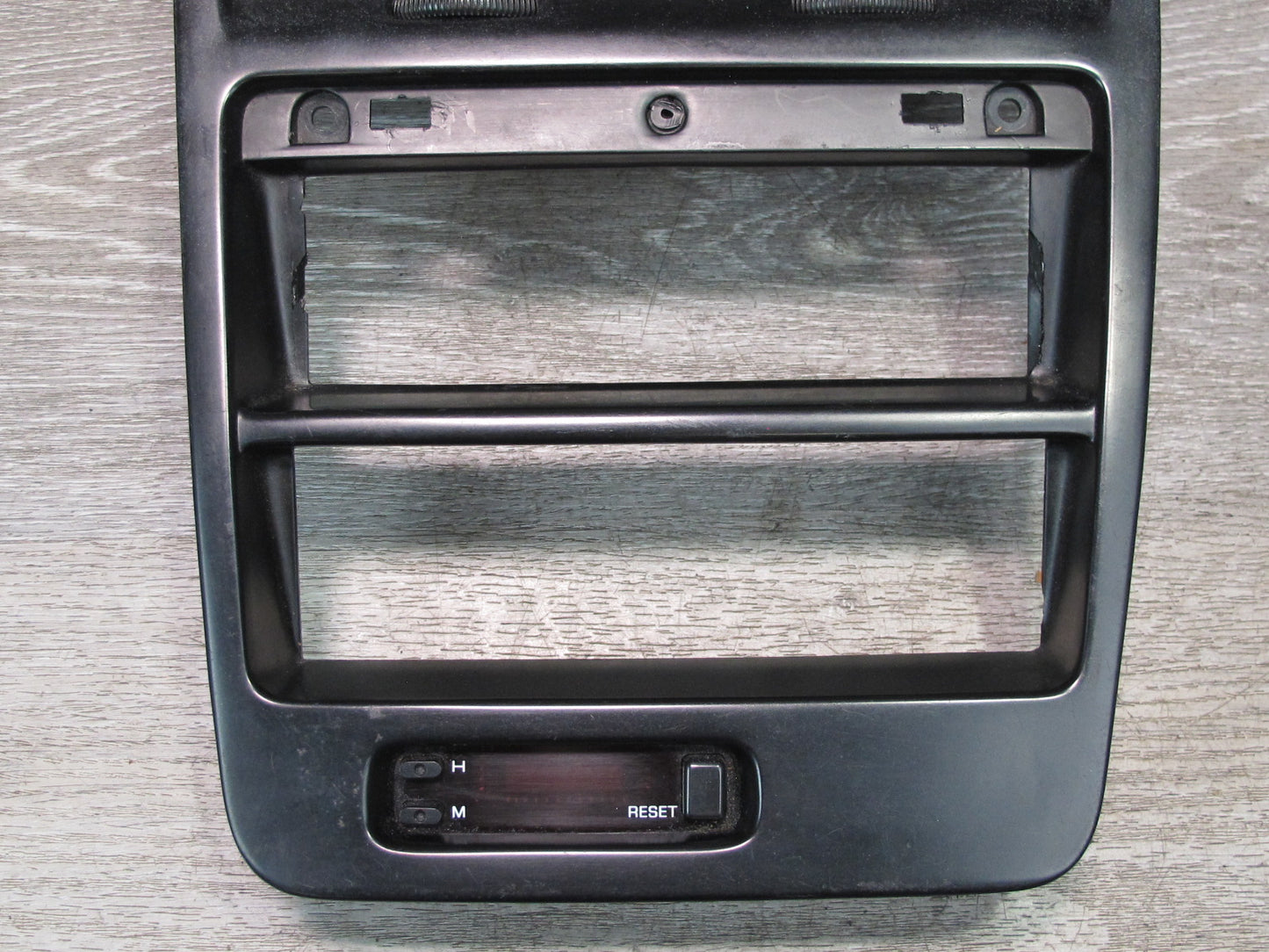 92-96 Nissan Z32 300ZX Dash Center Radio Climate Trim Panel Air Vent w Clock OEM
