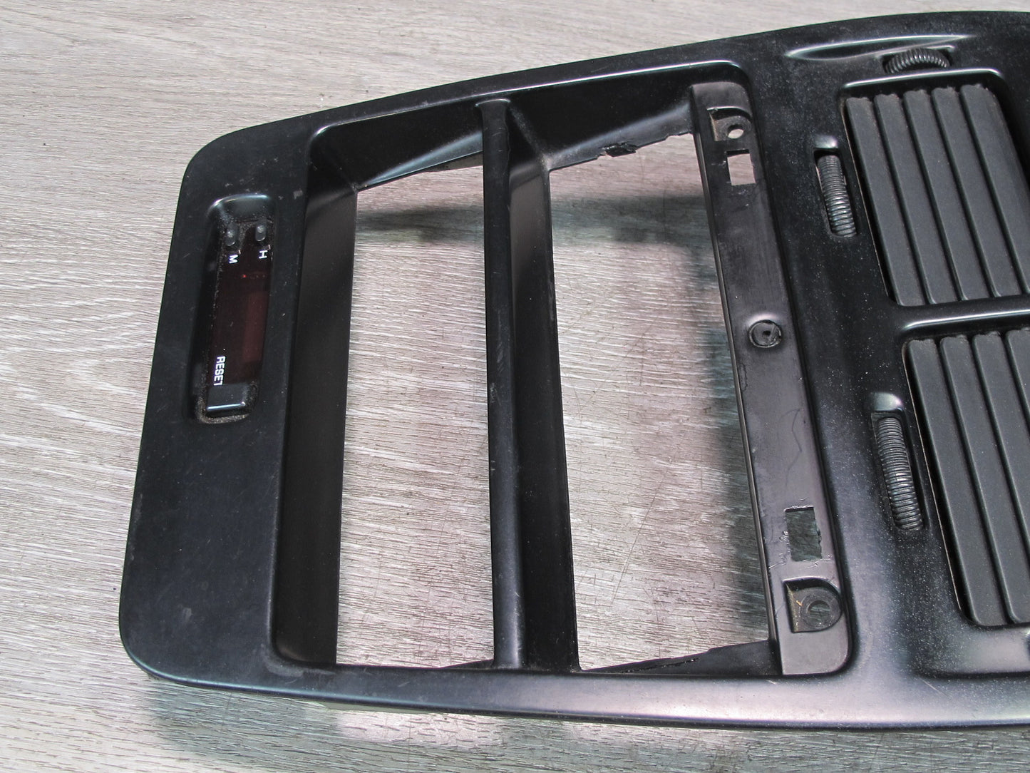 92-96 Nissan Z32 300ZX Dash Center Radio Climate Trim Panel Air Vent w Clock OEM