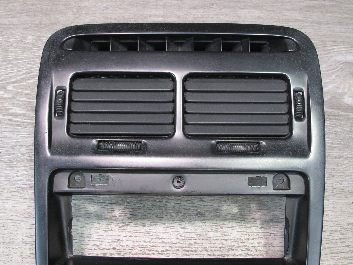 92-96 Nissan Z32 300ZX Dash Center Radio Climate Trim Panel Air Vent w Clock OEM