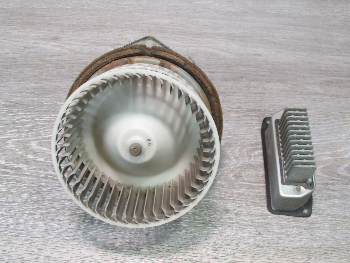 90-93 Nissan Z32 300ZX A/C Heater Blower Motor Fan w Resistor OEM