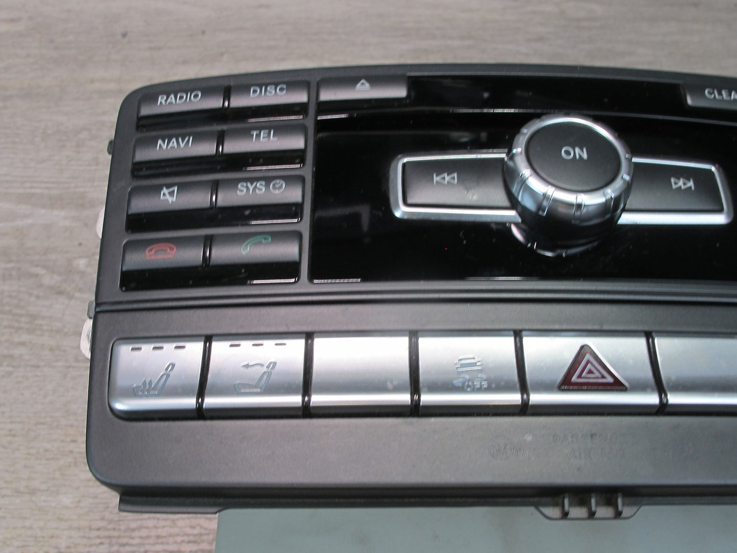 2012-2016 Mercedes R172 SLK Audio DVD CD Navigation Command Head Unit