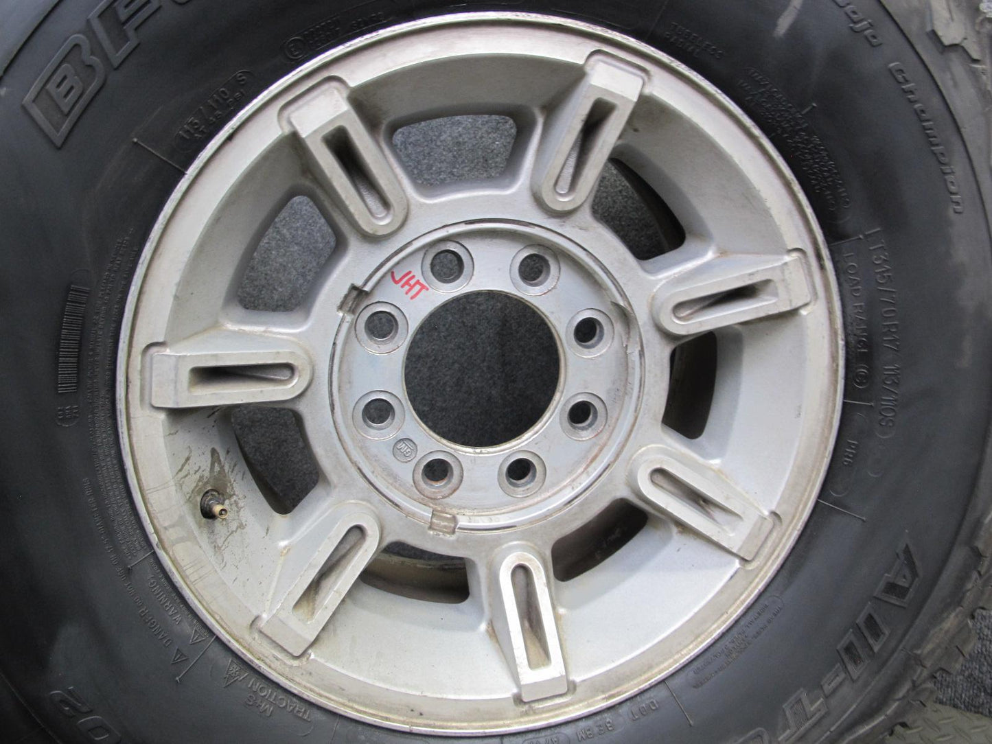 2003-2007 Hummer H2 R17" 7-SPOKE Alloy Wheel Rim 17X8.5J 8X165.1 W/ Tire