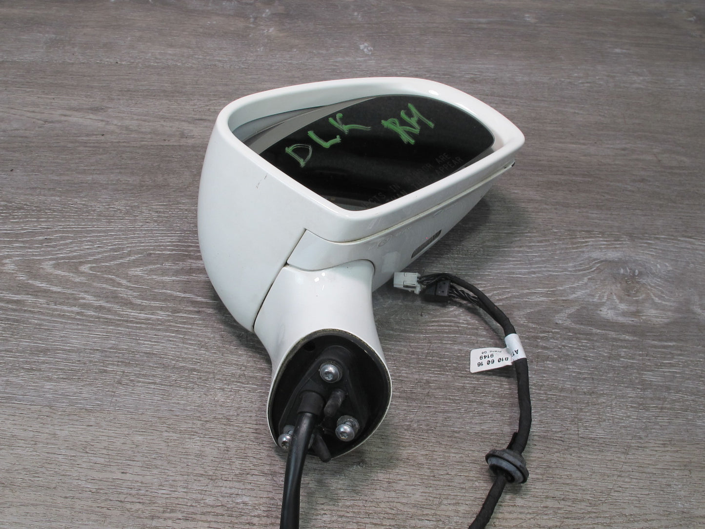 2012-2016 Mercedes R172 SLK Front Right Side Door Rear View Folding Mirror White