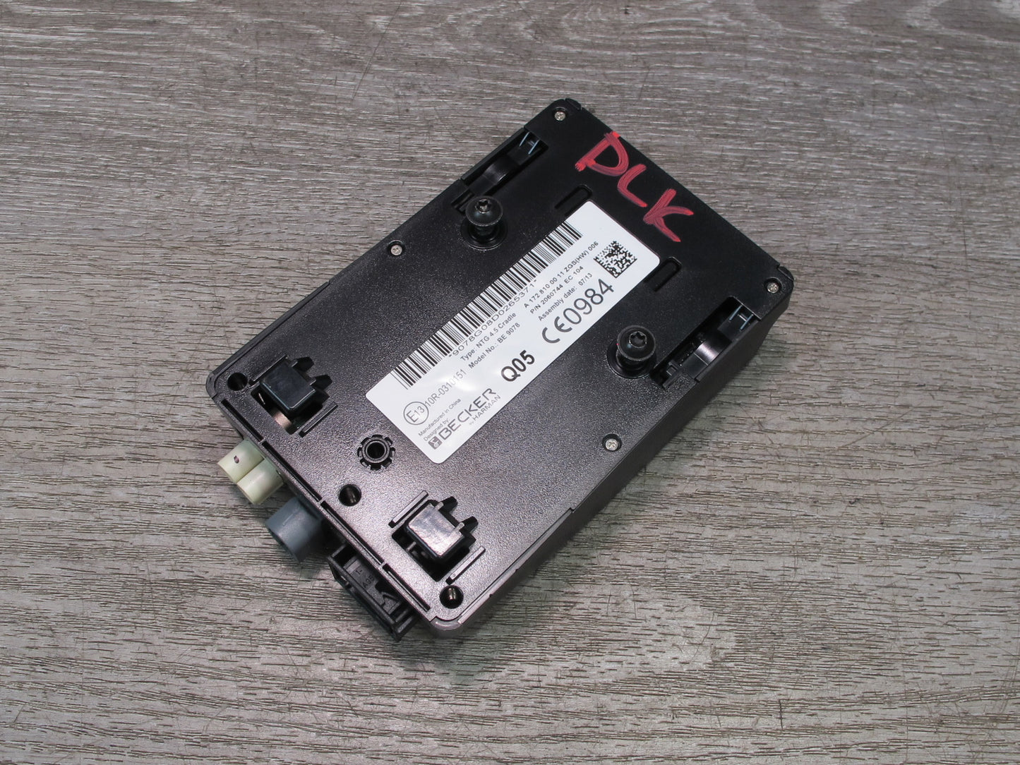 2012-2016 Mercedes R172 SLK Navigation Control Module W/ Bracket A1728100011
