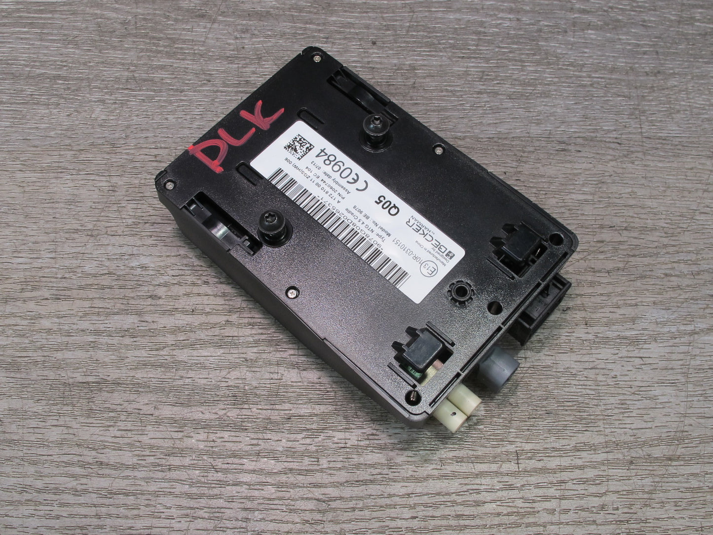 2012-2016 Mercedes R172 SLK Navigation Control Module W/ Bracket A1728100011