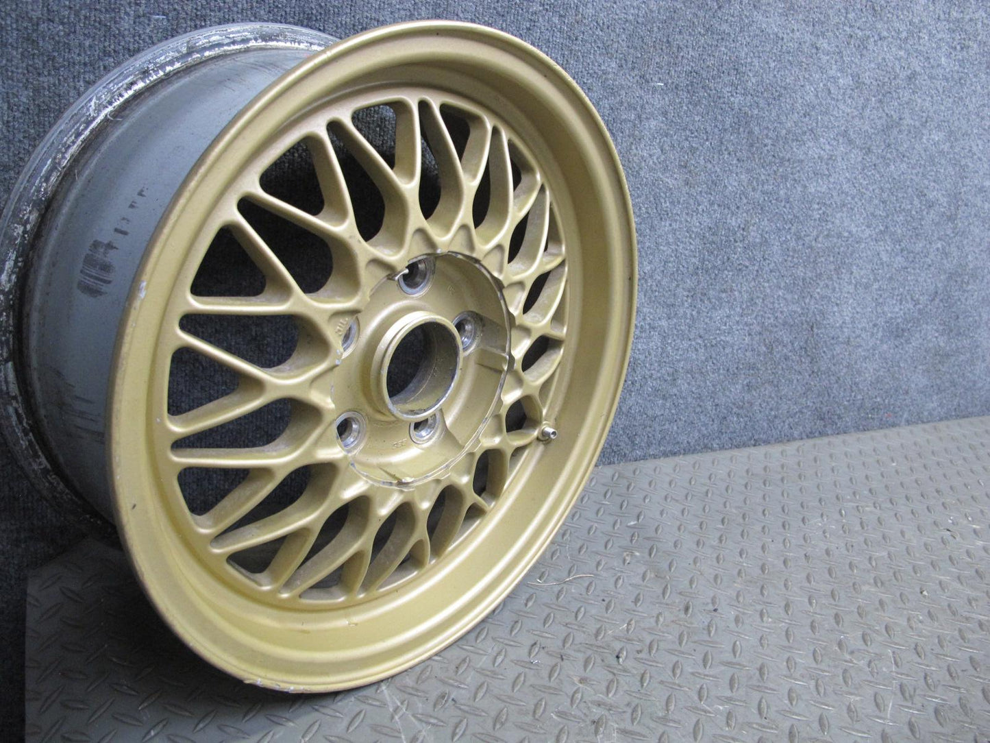 86-91 Mazda FC3S RX7 Factory BBS R15 15" Forged Wheel Rim 15x6.5J ET40 OEM