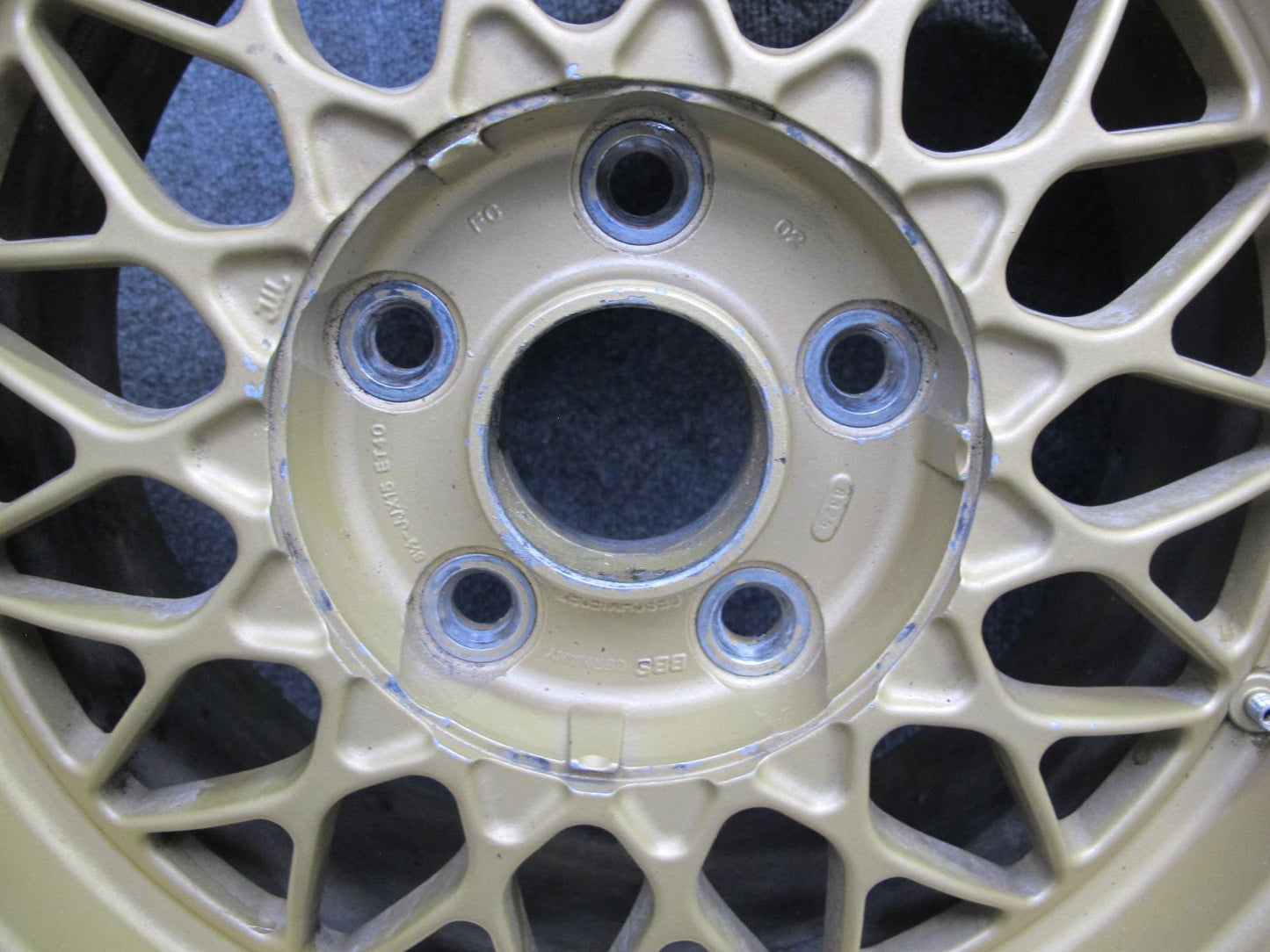 86-91 Mazda FC3S RX7 Factory BBS R15 15" Forged Wheel Rim 15x6.5J ET40 OEM