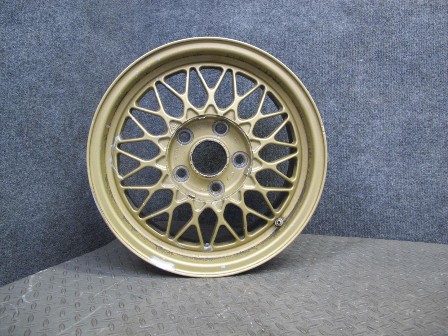 86-91 Mazda FC3S RX7 Factory BBS R15 15" Forged Wheel Rim 15x6.5J ET40 OEM