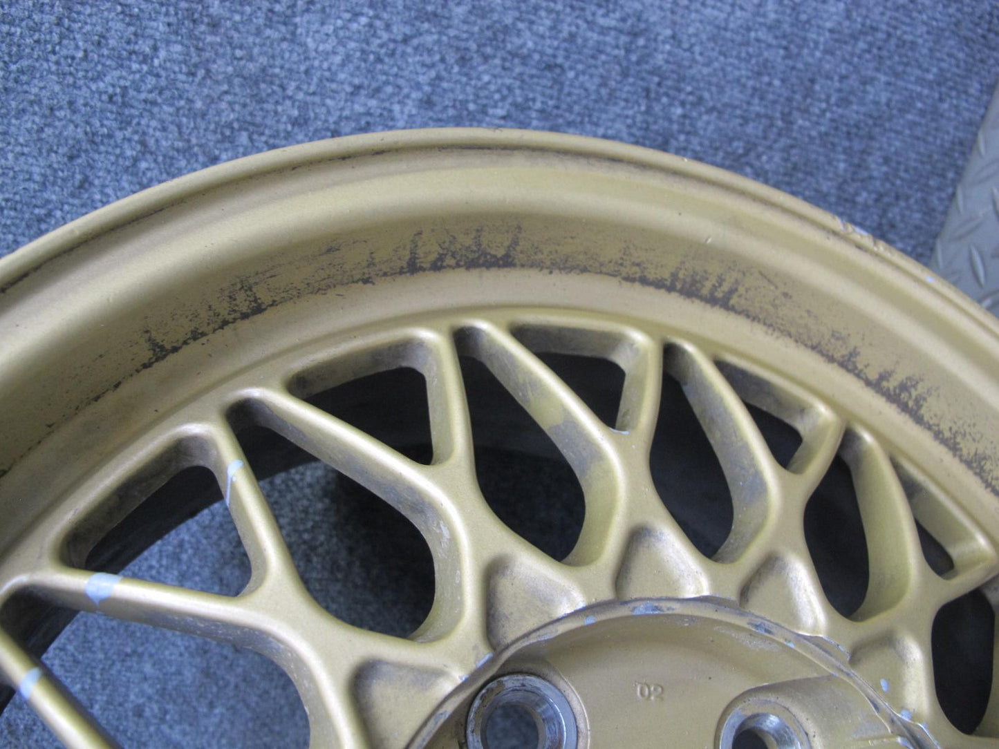 86-91 Mazda FC3S RX7 Factory BBS R15 15" Forged Wheel Rim 15x6.5J ET40 OEM