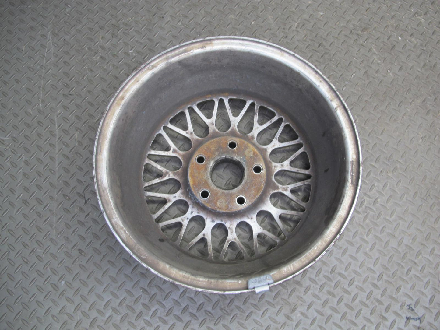86-91 Mazda FC3S RX7 Factory BBS R15 15" Forged Wheel Rim 15x6.5J ET40 OEM