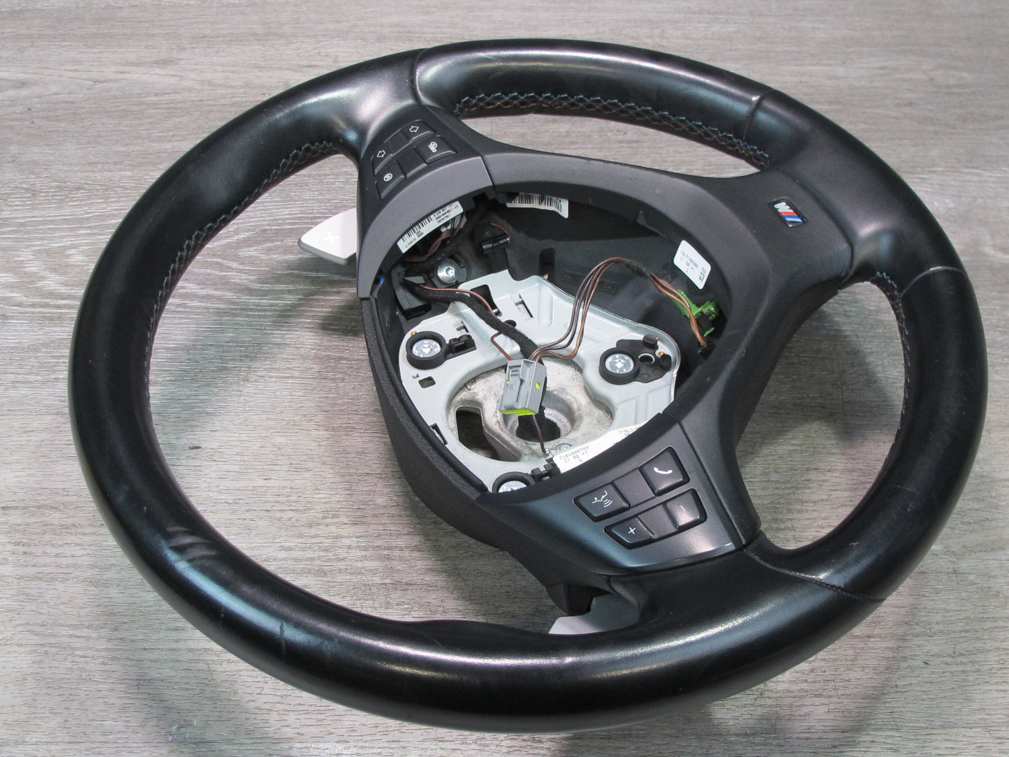 2010-2014 BMW E71 E72 X6 M Sport Leather Steering Black w Paddles & Controls
