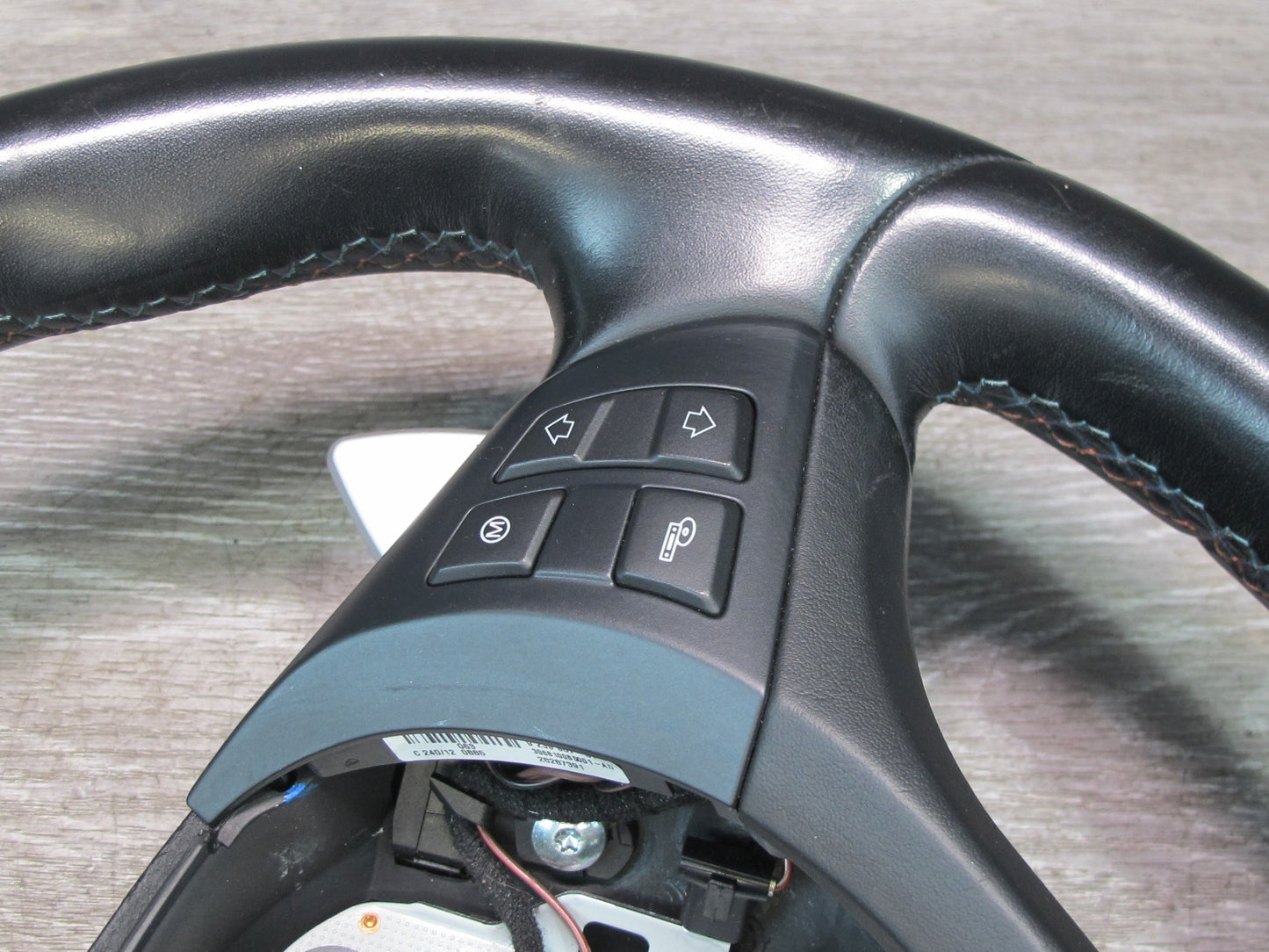 2010-2014 BMW E71 E72 X6 M Sport Leather Steering Black w Paddles & Controls