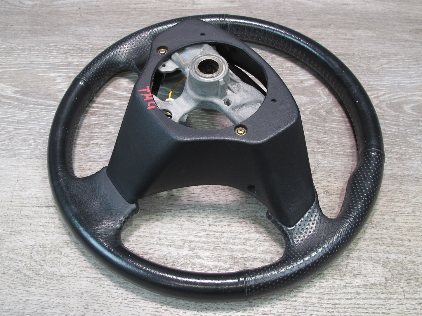 00-05 Toyota MR2 Spyder ZZW30L M/T Leather Steering Black OEM