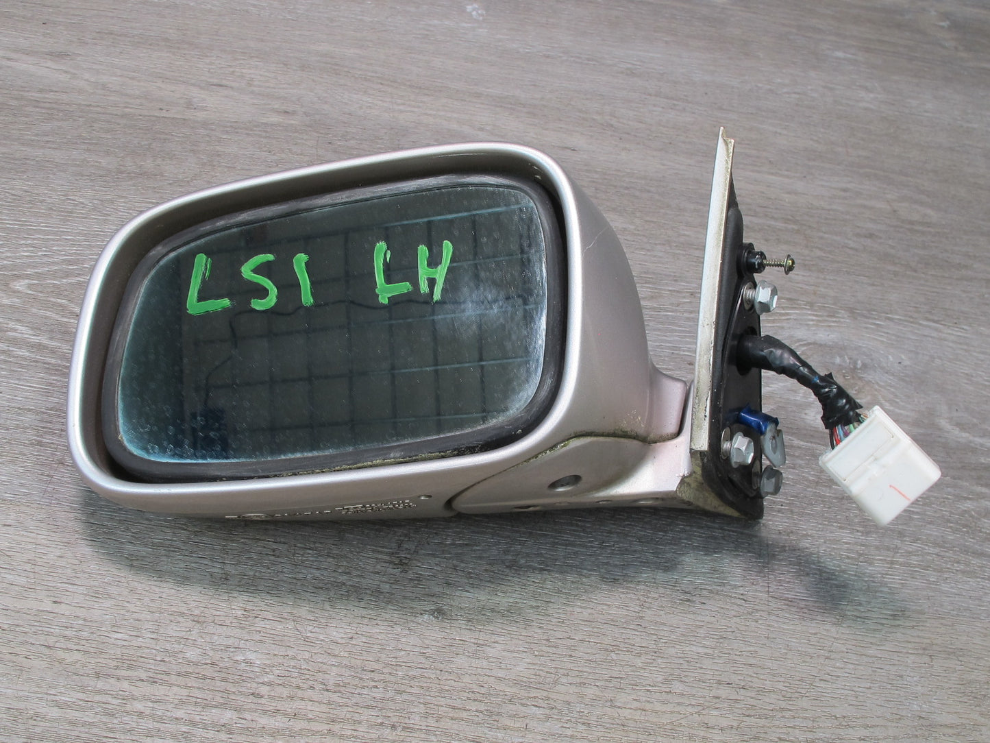 95-97 Lexus LS400 UCF20L Front Left Door Side View Power Heated Mirror OEM