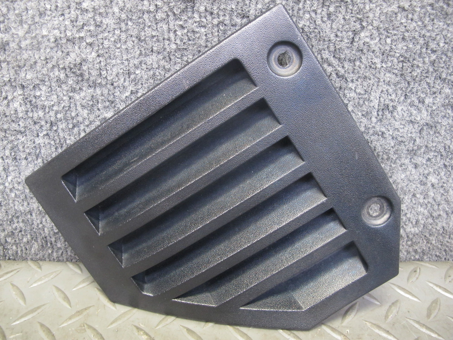 2003 Hummer H2 Front Left & Right Side Fender Grille Moldng Black Set of 2