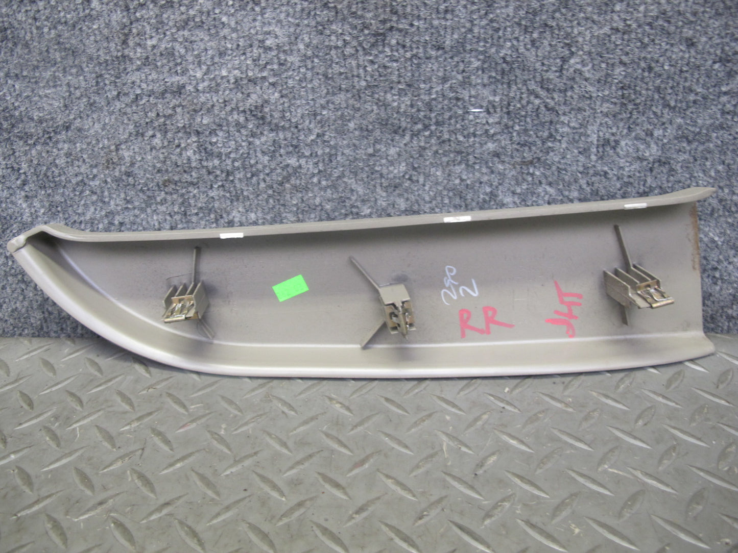 2003-2007 Hummer H2 Rear Left & Right Side Door Upper Window Trim Cover Set