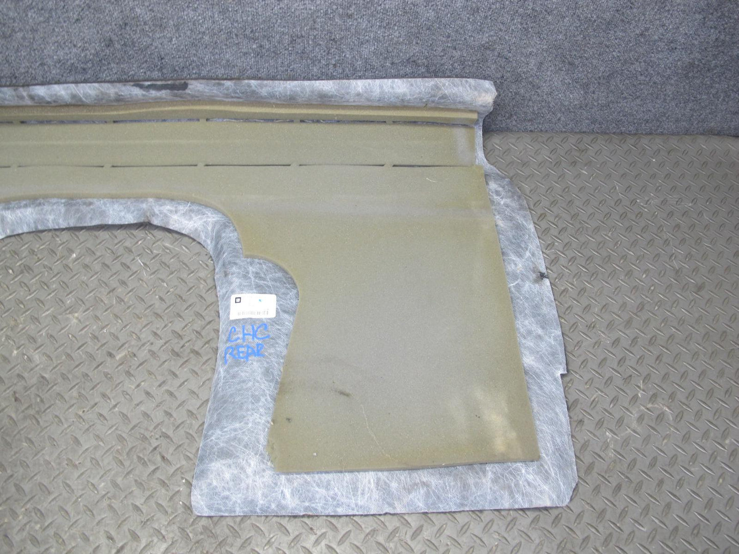 05-11 Chevrolet Corvette C6 Rear Seat Back Trim Carpet Cover Panel 15249039 OEM