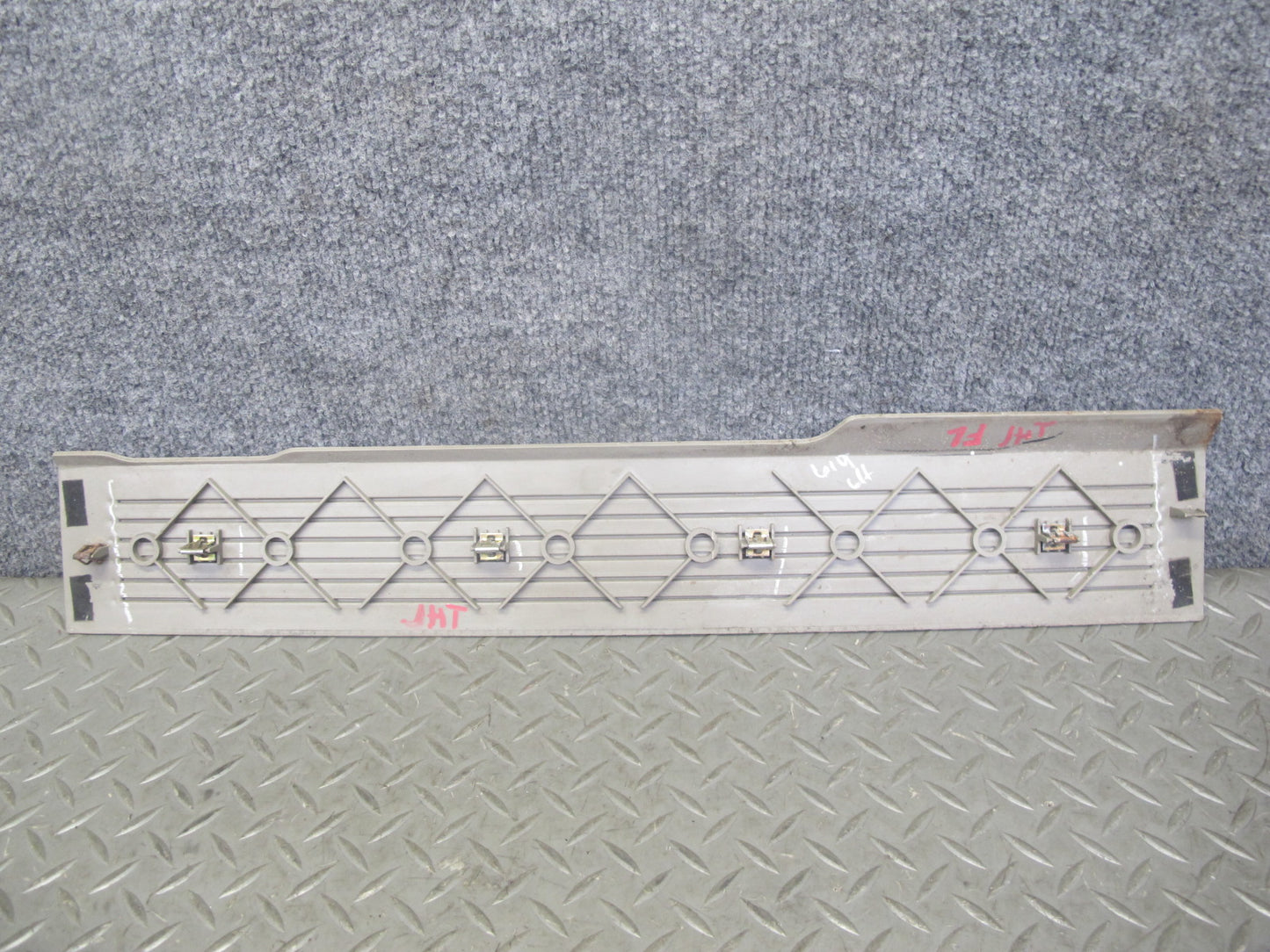 2003-2009 Hummer H2 Front Right & Left Side Door Scuff Sill Plate Trim Panel Set