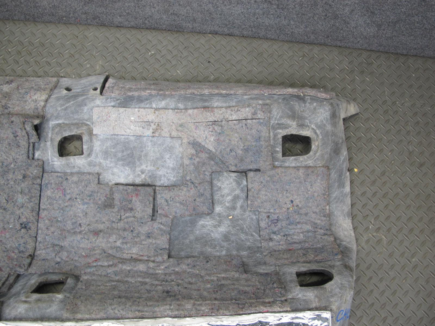 05-13 Chevrolet Corvette C6 Front Left Floor Carpet Liner 15265986 OEM