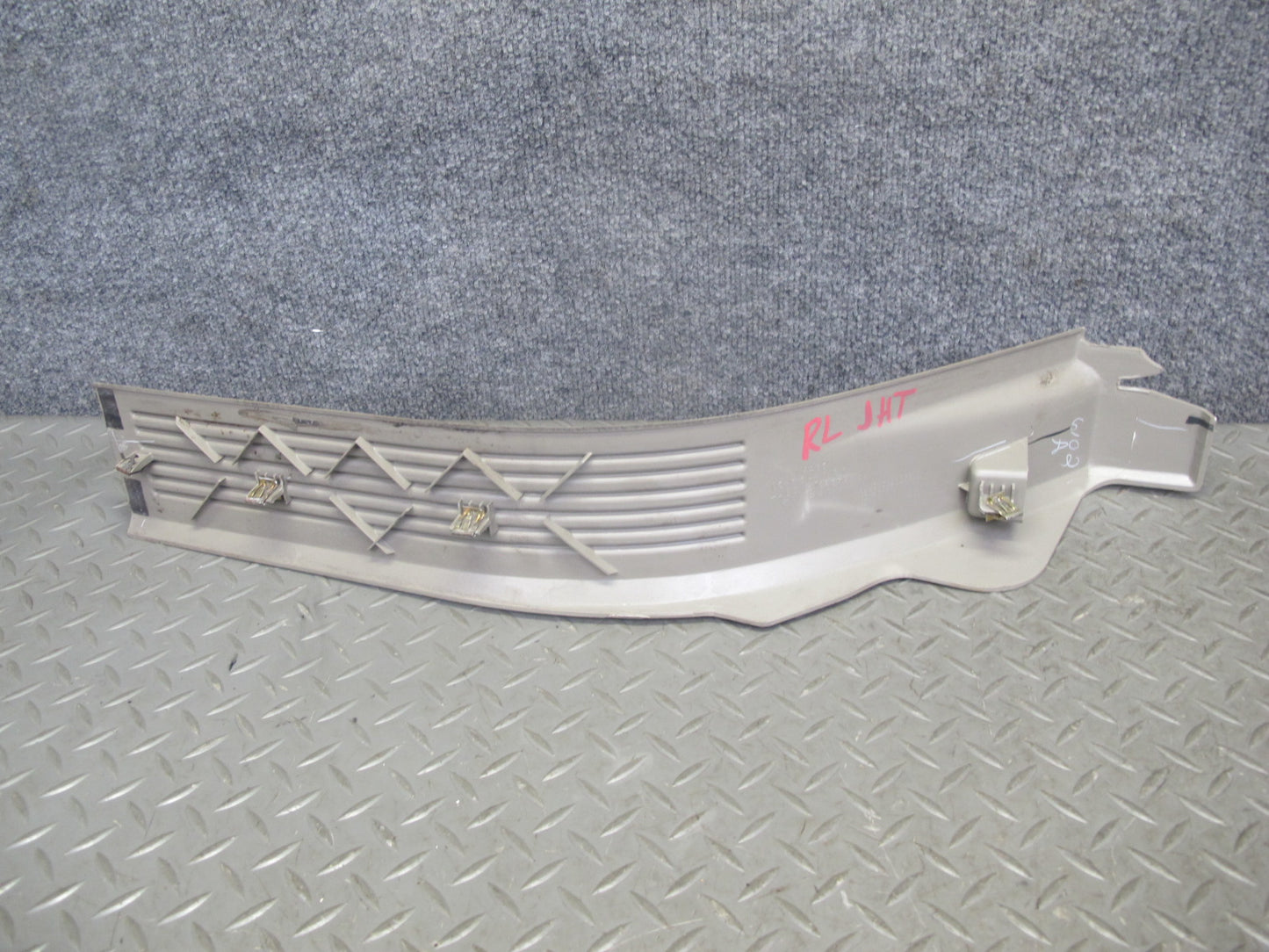 2003-2009 Hummer H2 Rear Right & Left Side Door Scuff Sill Plate Trim Panel Set