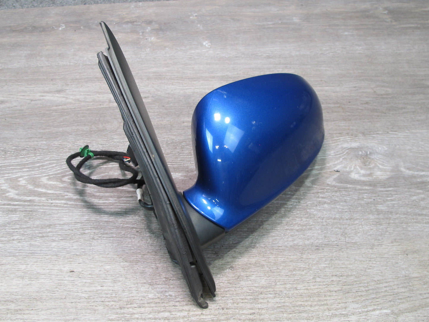 06-09 VW Rabbit GTI R32 Left Door Side View Power Heated Mirror Deepblue OEM