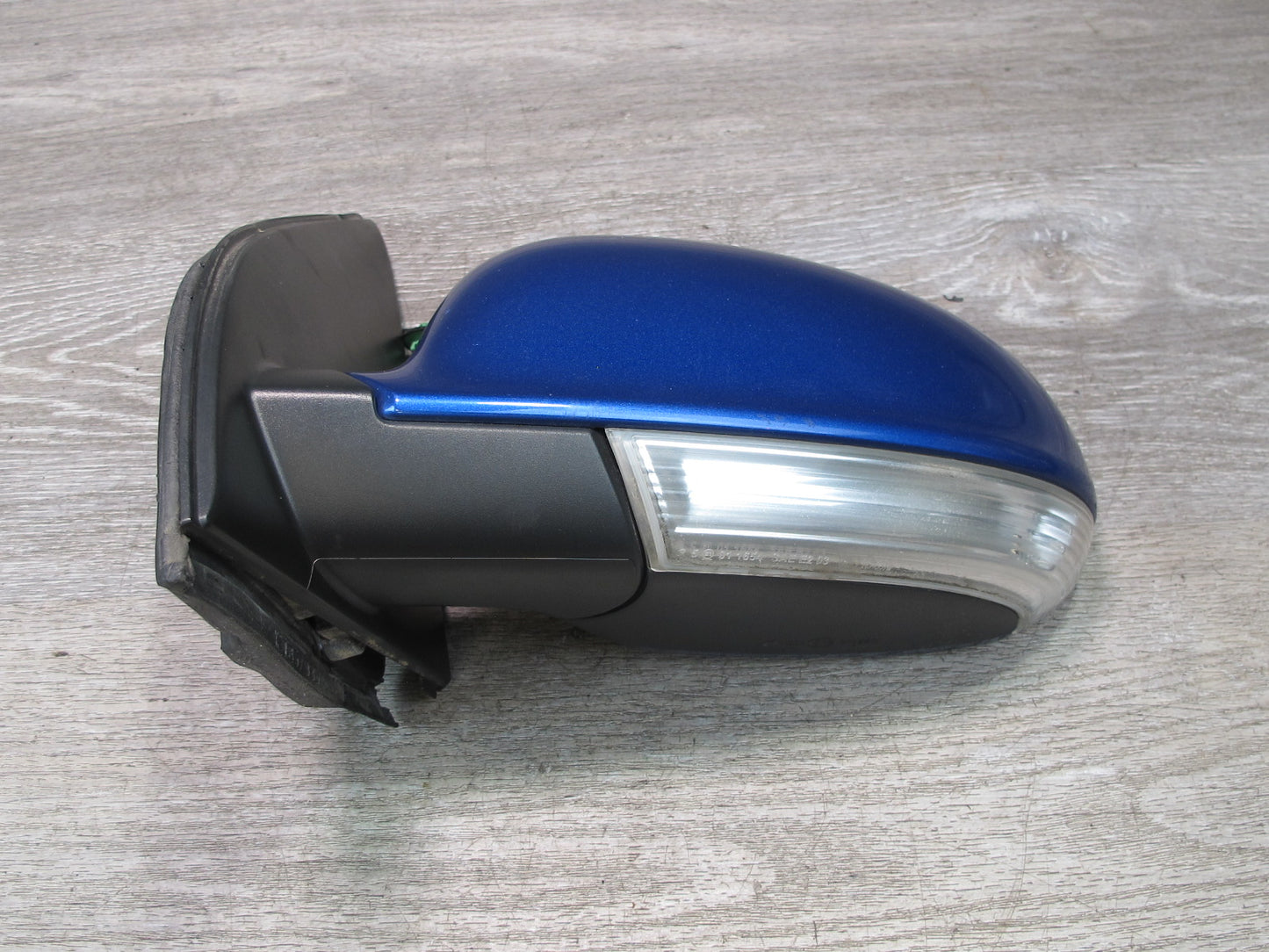 06-09 VW Rabbit GTI R32 Left Door Side View Power Heated Mirror Deepblue OEM