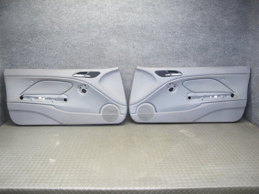 01-06 BMW E46 Coupe Convertible Set of 2 Left & Right Door Trim Cover Panel OEM