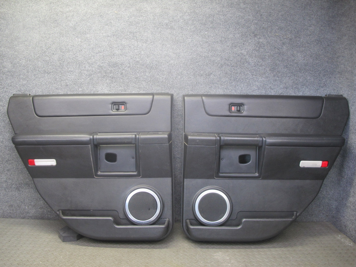2005-2007 Hummer H2 Rear Left & Right Door Interior Trim Cover Panel Set of 2