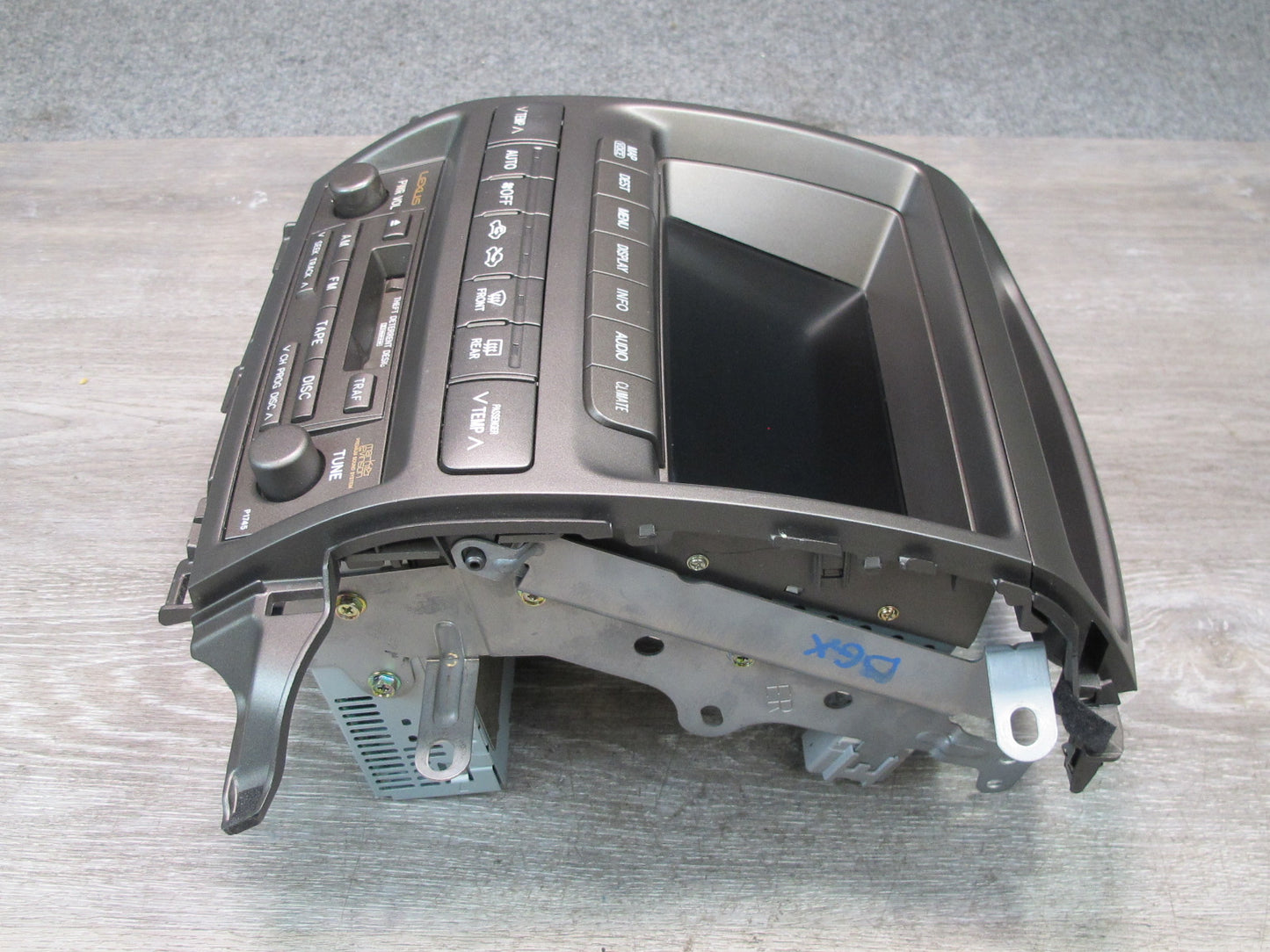2003-2005 Lexus UZJ120L GX470 Navigation Display Climate Switch Cassette Player