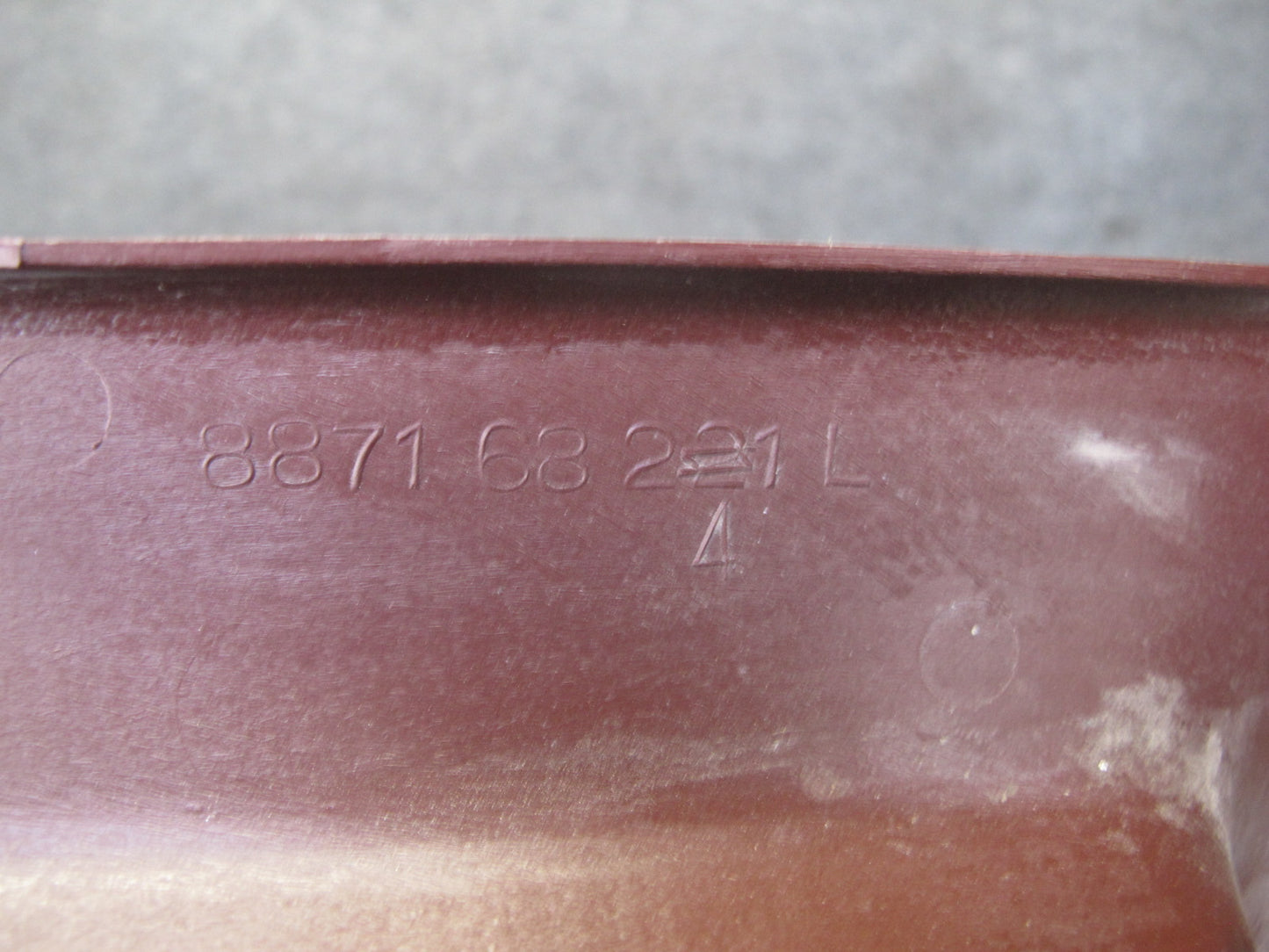 84-85 Mazda RX7 FB Set of 2 Left & Right Interior B Pillar Trim Panel RED OEM