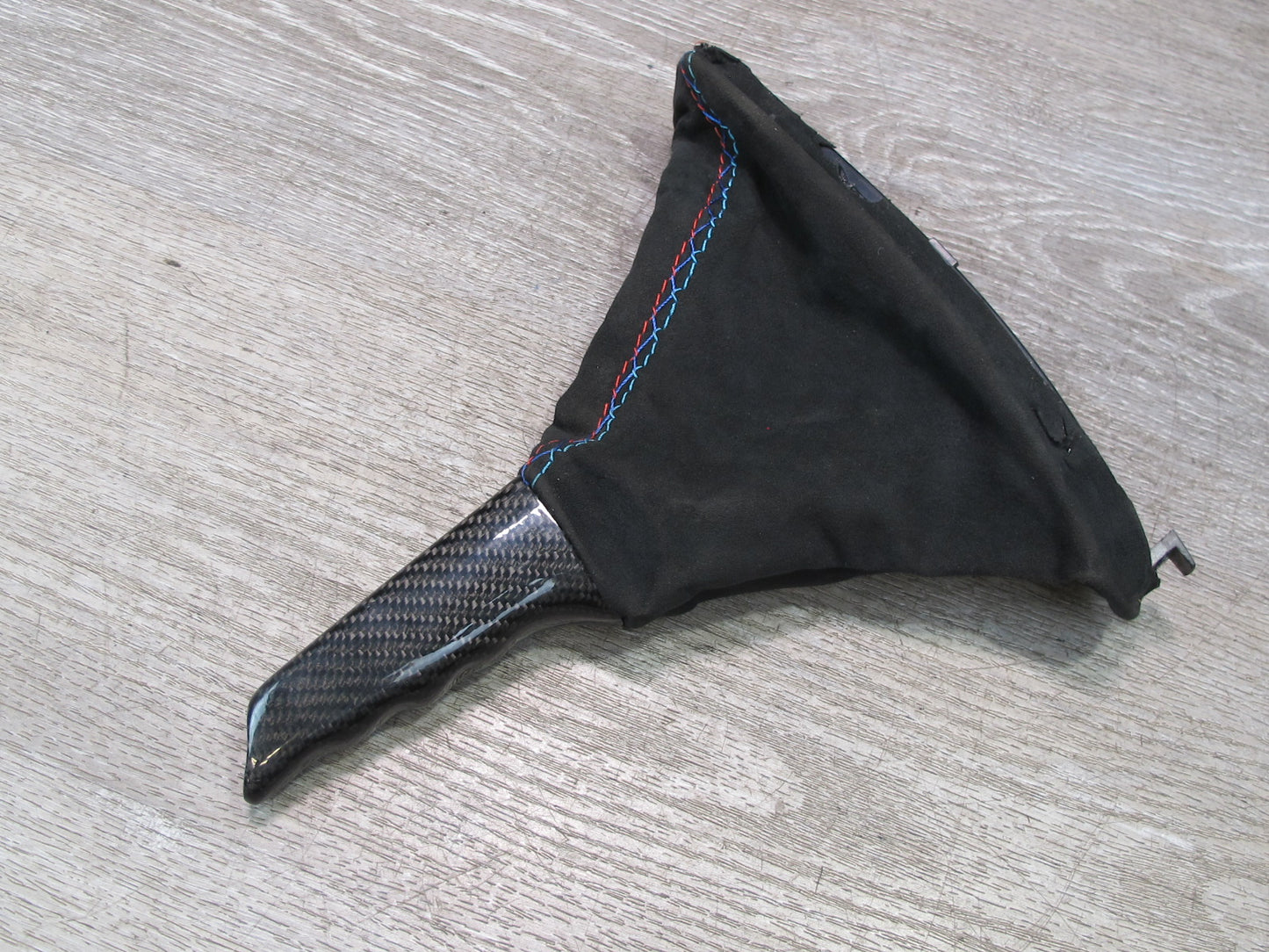 2006-2010 BMW E63 E64 Aftermarket Alcantara Carbon Parking Brake Handle w Boot