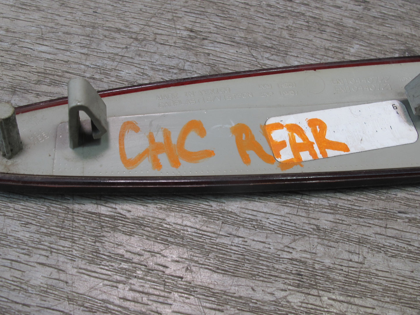 05-13 Chevrolet Corvette C6 Set of 2 Rear Smoked Side Marker Light Lamp OEM