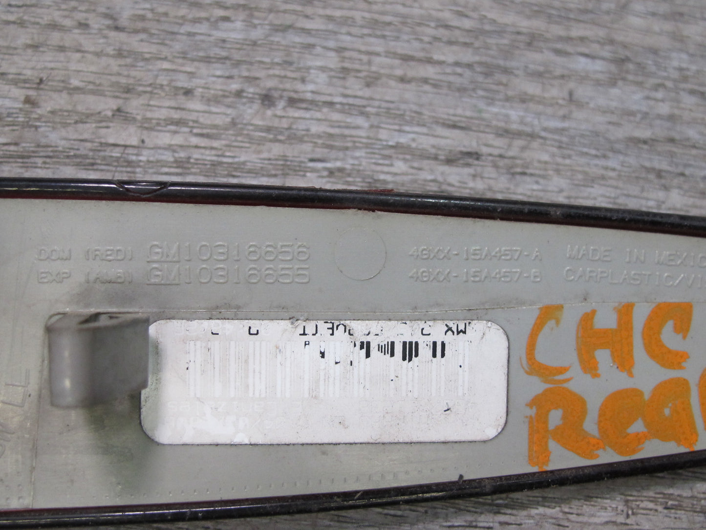 05-13 Chevrolet Corvette C6 Set of 2 Rear Smoked Side Marker Light Lamp OEM