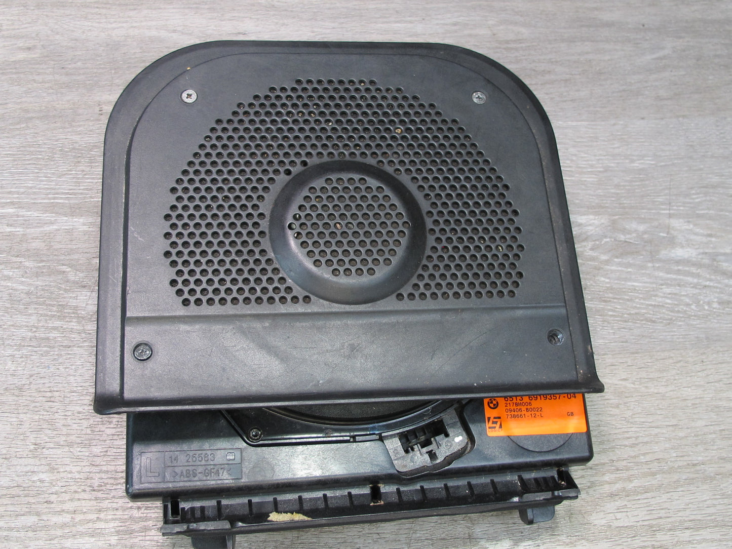 2006-2010 BMW E63 E64 Left & Right TOP Hifi Subwoofer Speaker Set of 2