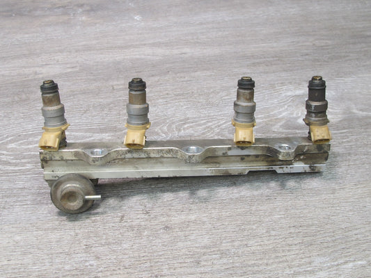 88-89 Toyota MR2 AW15 1.6L 4AGE Engine Fuel Rail Injector Set OEM