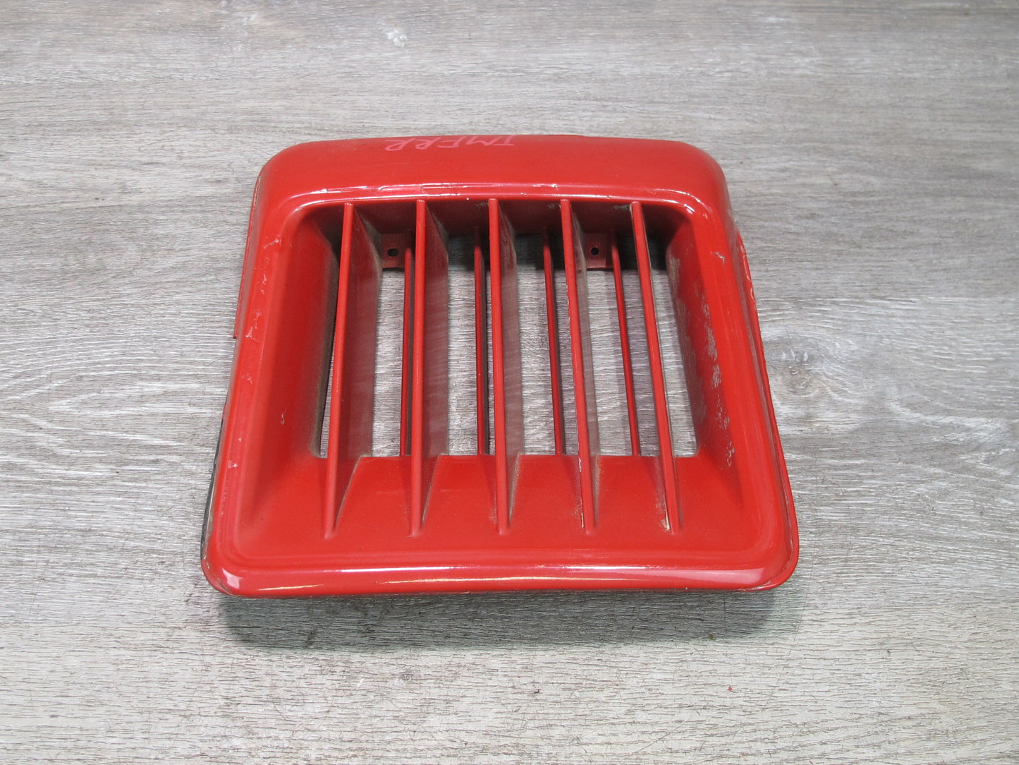 87-88 Toyota MR2 AW15 Right Quarter Panel Air Inlet Scoop Vent Grille RED OEM