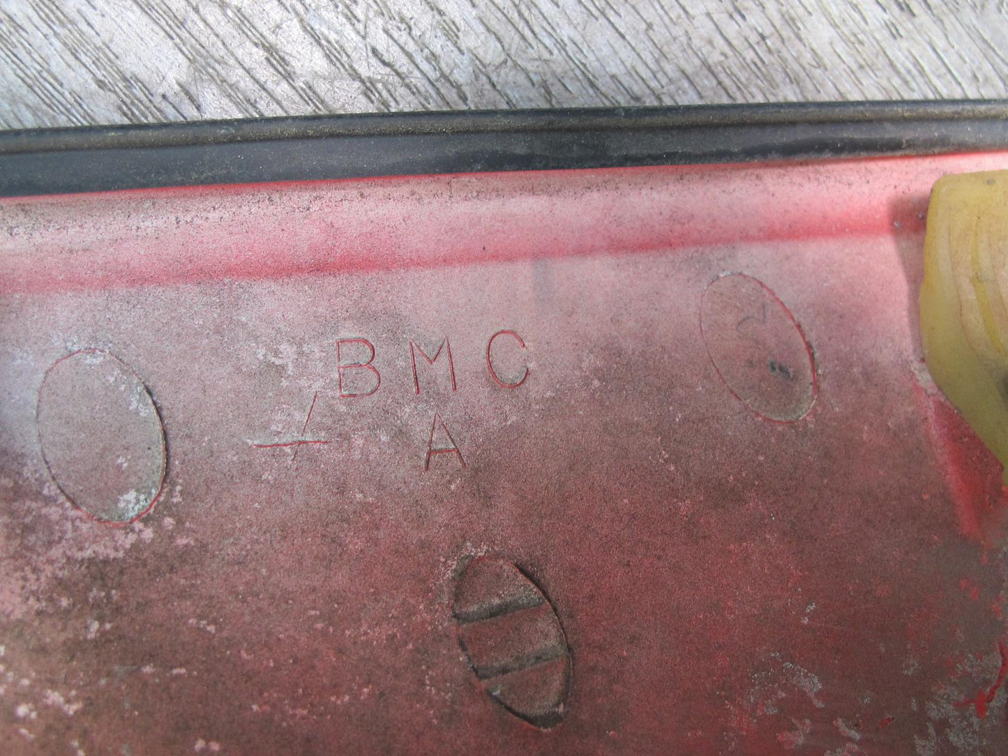 87-88 Toyota MR2 AW15 Right Quarter Panel Air Inlet Scoop Vent Grille RED OEM