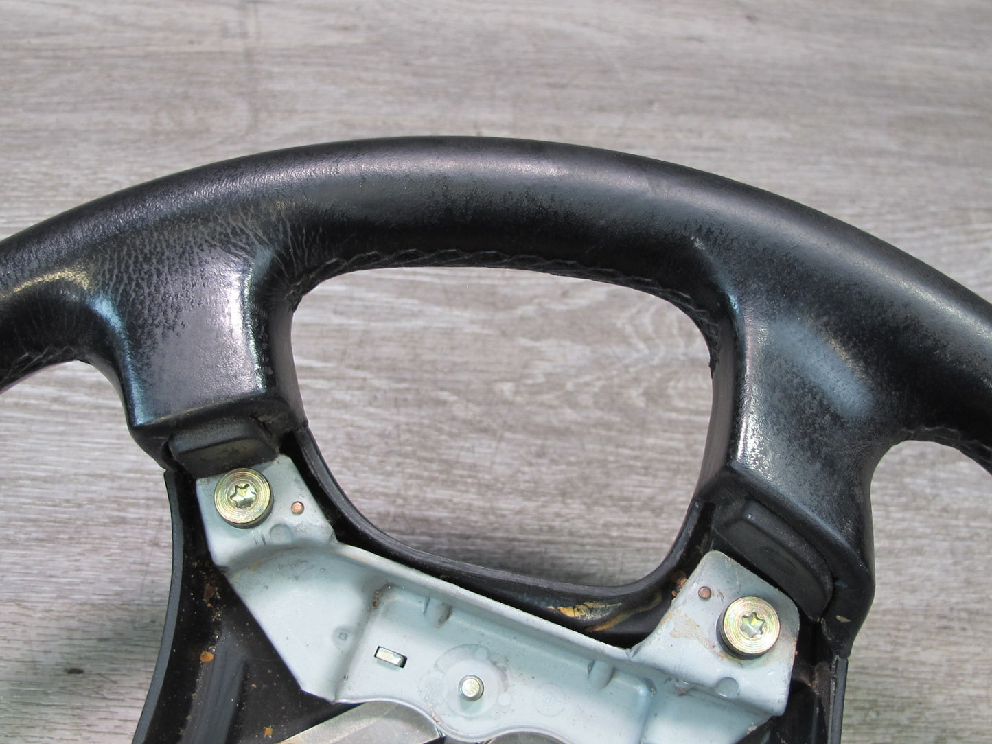 94-95 BMW E34 5-SERIES A/T Leather Steering Black 1162806 OEM