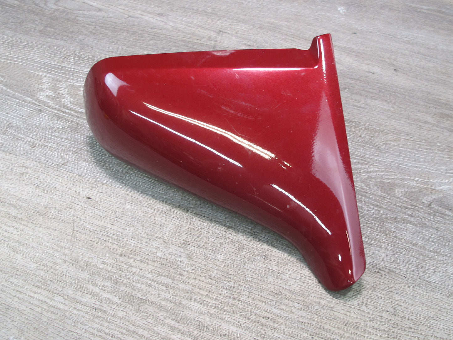 86-88 Toyota Supra MK3 Right Door Side View Exterior Power Mirror RED Pearl OEM